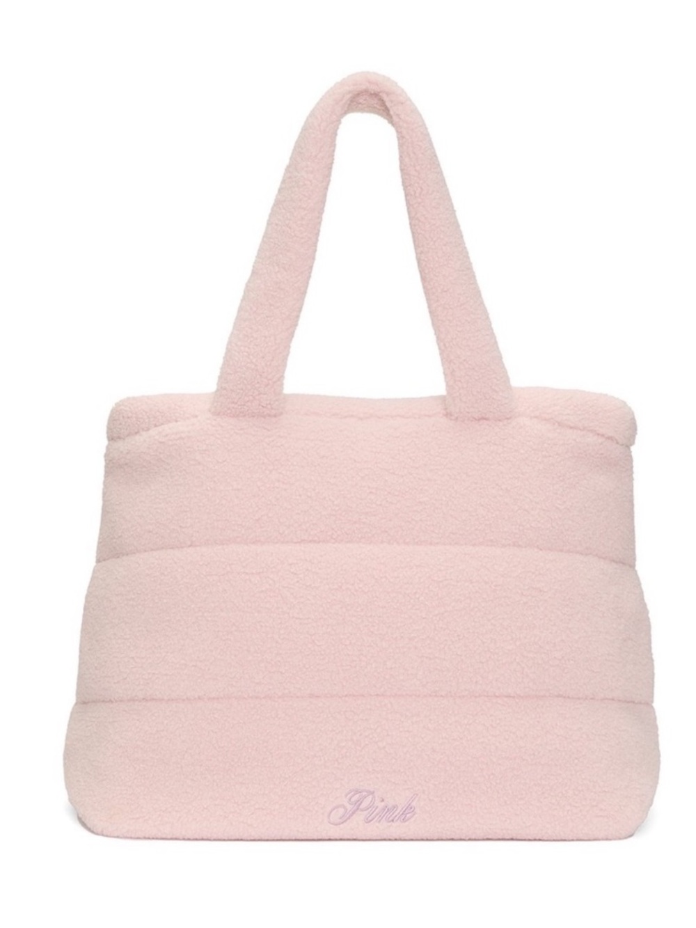 (Inventory 27) Victoria’s Secret Pink Plush Tote Bag - Soft Sherpa Carryall
